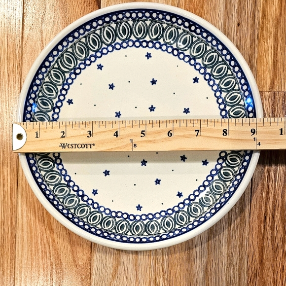 Polish Pottery Dinner Plate, Copernicus Pattern, NWT - Picture 2 of 6